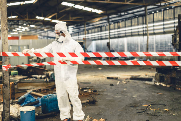 Professional Biohazard technician working in Dayton, KY